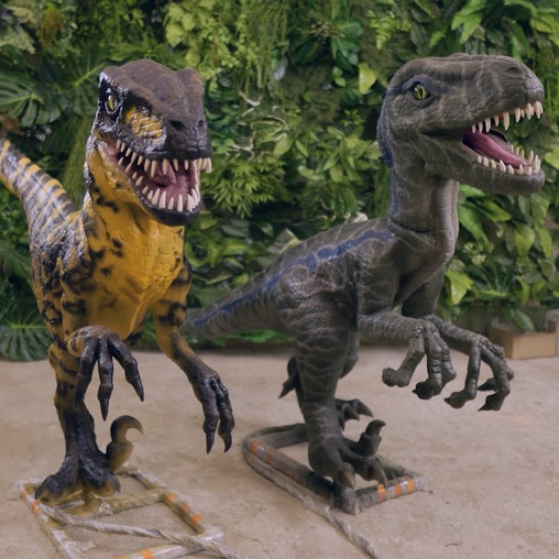 Велоцираптор - фото аниматронной фигуры в наличии