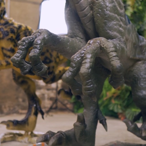 Велоцираптор - фото аниматронной фигуры в наличии